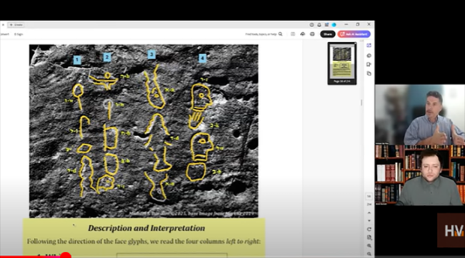 Penemuan prasasti yang mengungkap keberadaan Musa/Foto: tangkap layar YouTube History Valley
